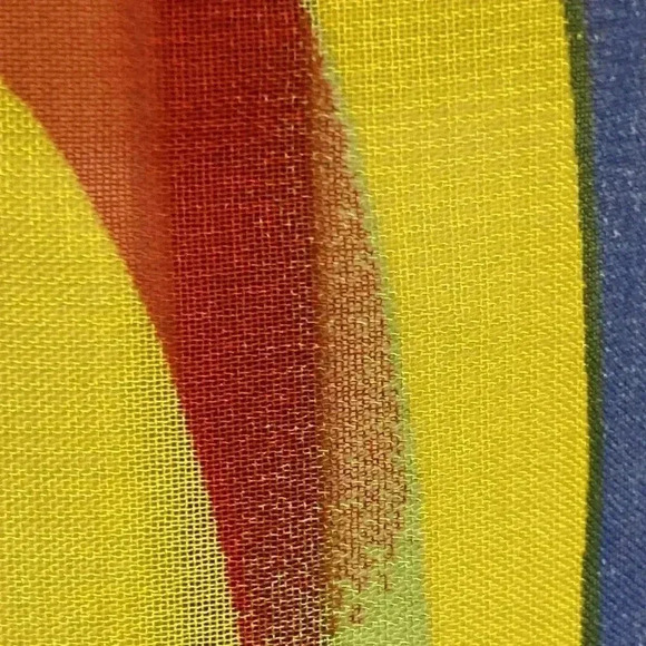 Colorful animal print cardigan beach swim cover up top - Picture 8 of 10